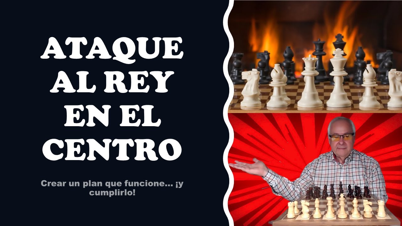 👀Soberbia Partida de Ataque al Rey en el Centro del Tablero 💪