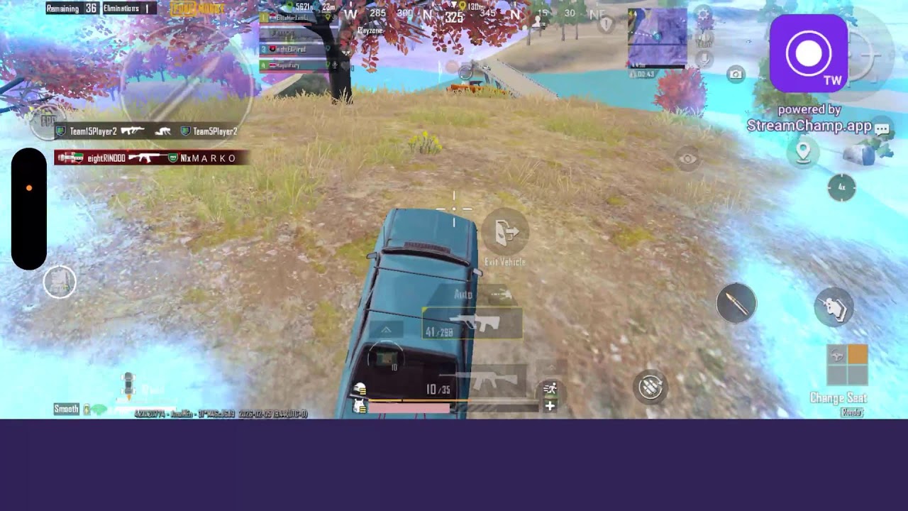 Broadcast powered by StreamChamp