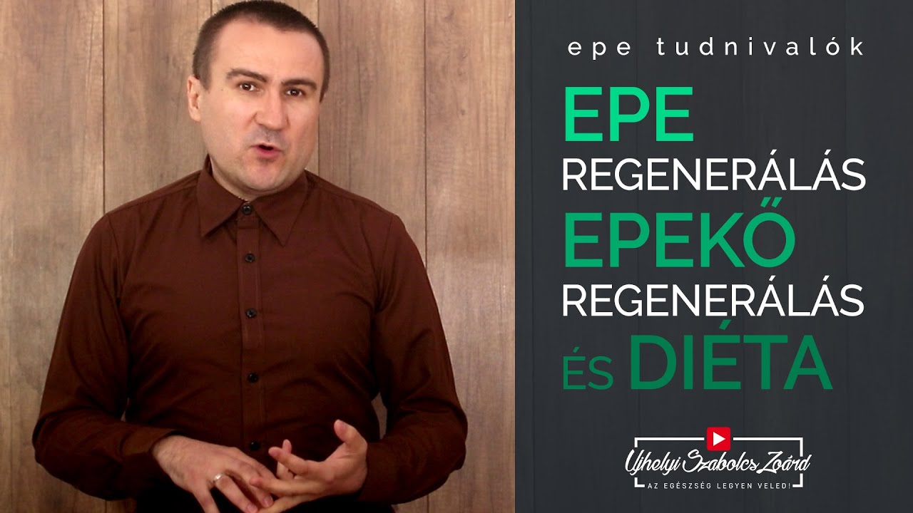 Epe regenerálás, Epekő megelőzés és diéta