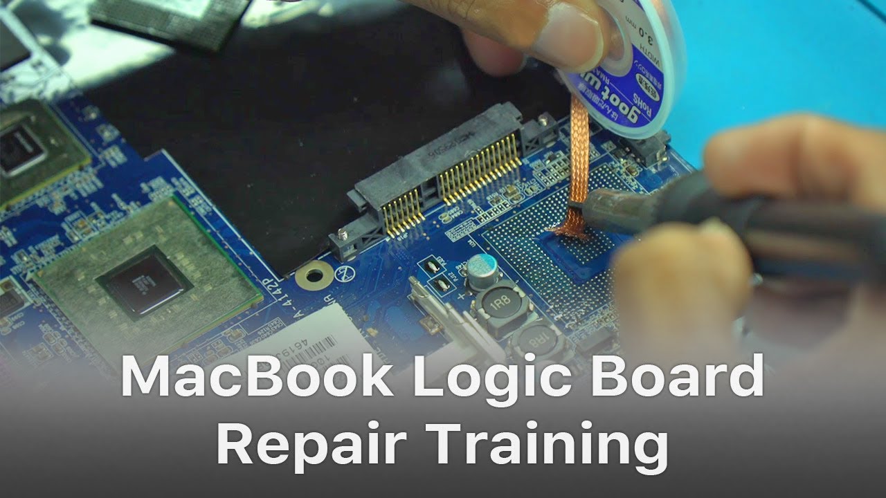 Ремонт материнской платы MacBook &mdash; обзор обучения REWA, сентябрь 2019 г.