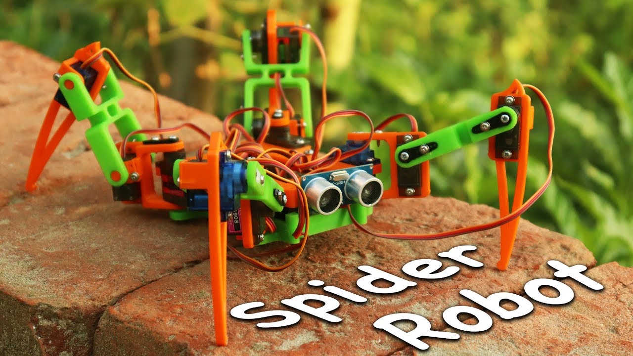 Make a Intelligent Spider Robot #Science Project for Student