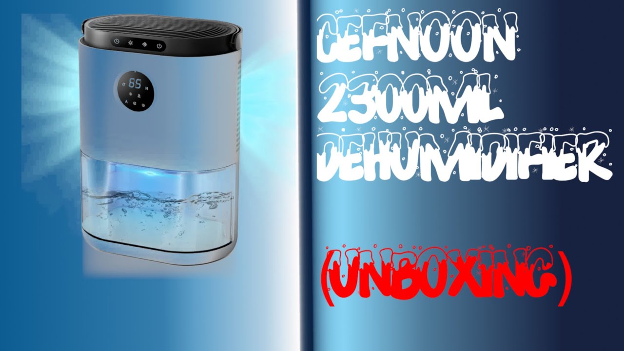 Cefnoon 2300ML Dehumidifier (Unboxing)