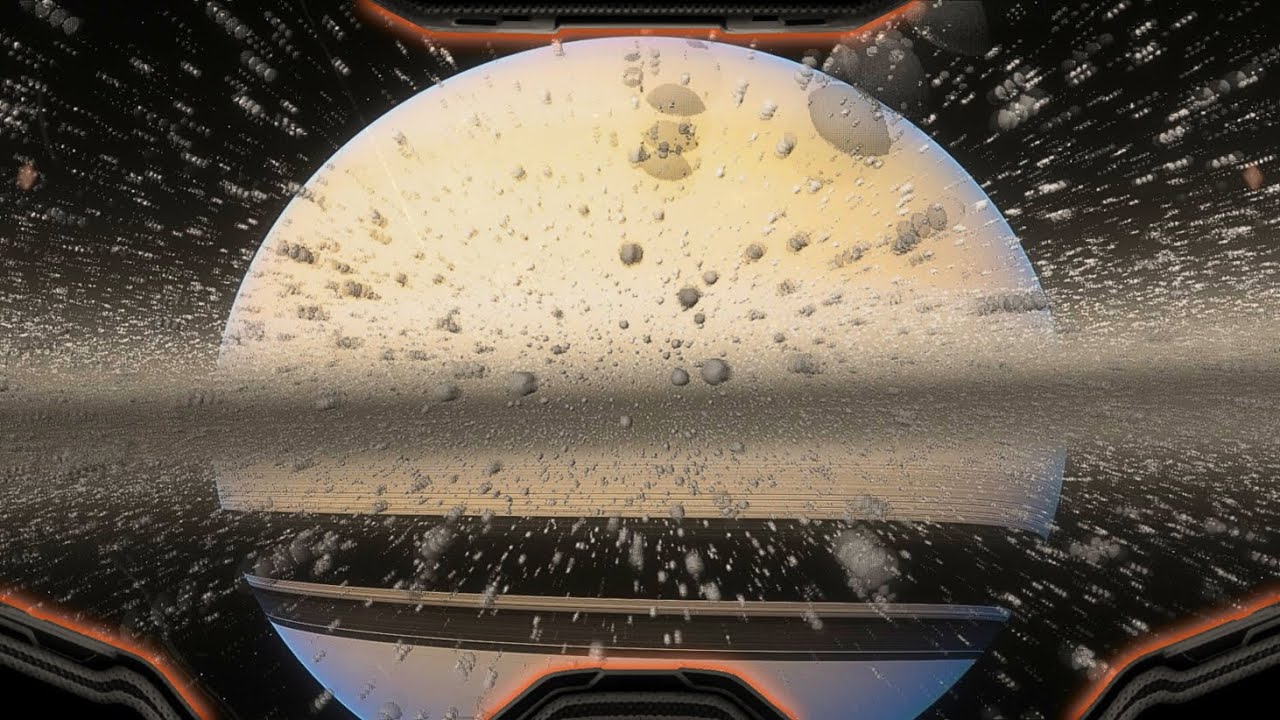 Falling Into Saturn (Simulation)