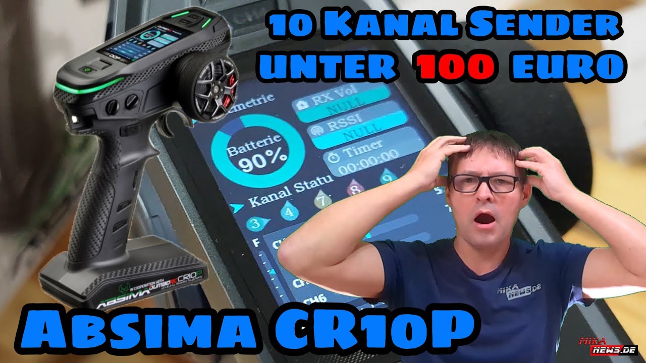 MEGA PREISHAMMER - ABSIMA CR10P Unter 100 Euro für 10 Kanal Fernsteuerung