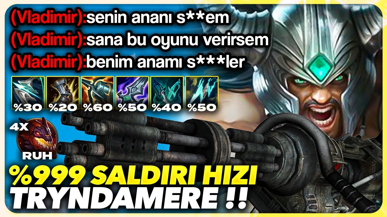 4 ALEV EJDERLİ TRYNDAMERE !! BÜYÜK LAF ETTİ BÜYÜK REZİL OLDU !!