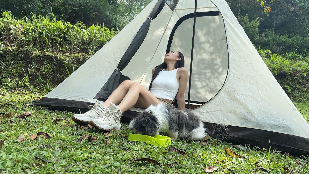 Camping in the Rain 🌧🌧 Solo camping in Heavy Rain
