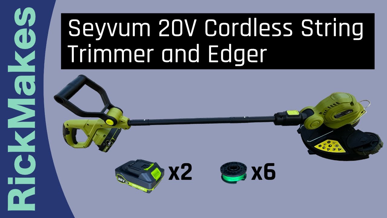 Seyvum 20V Cordless String Trimmer and Edger