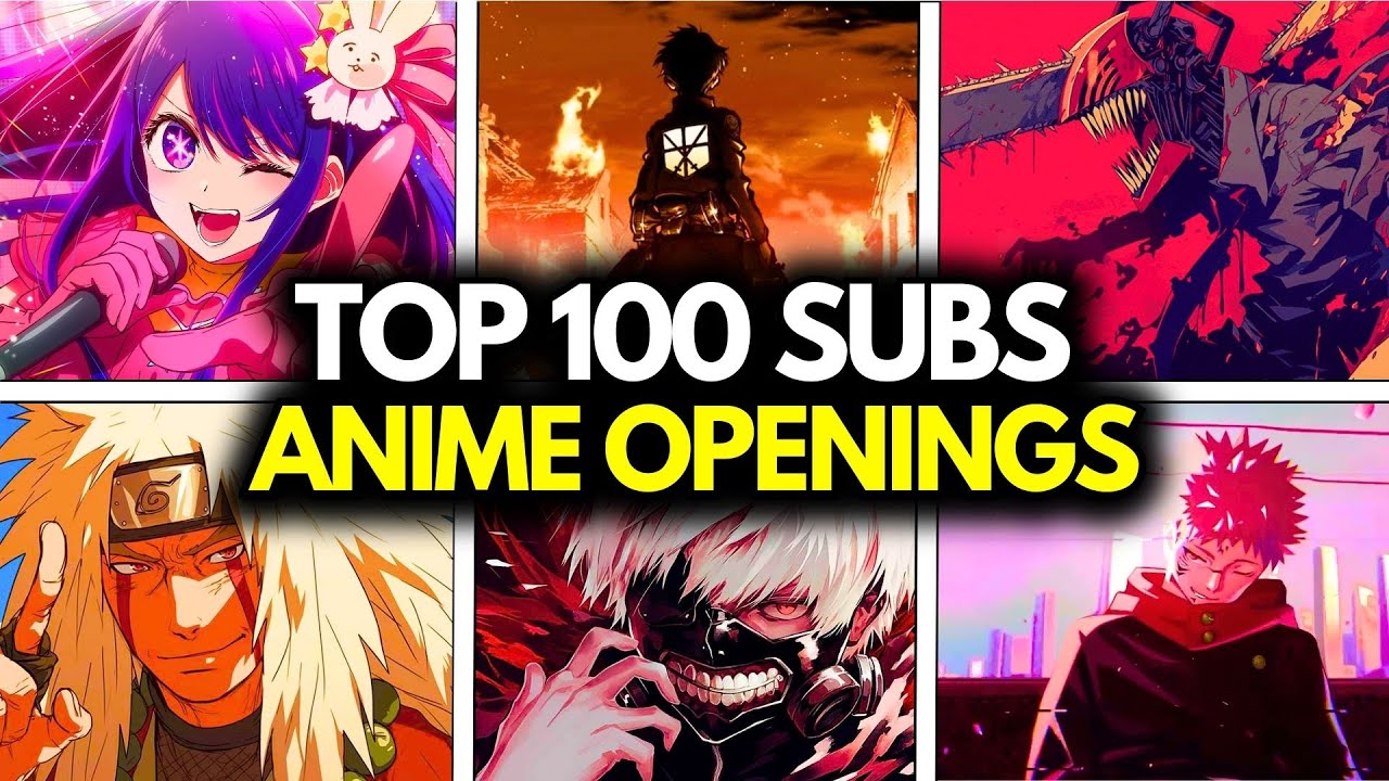 TOP 100 ANIME OPENINGS OF ALL TIME (Subs Edition) | Definitive Ranking 2026