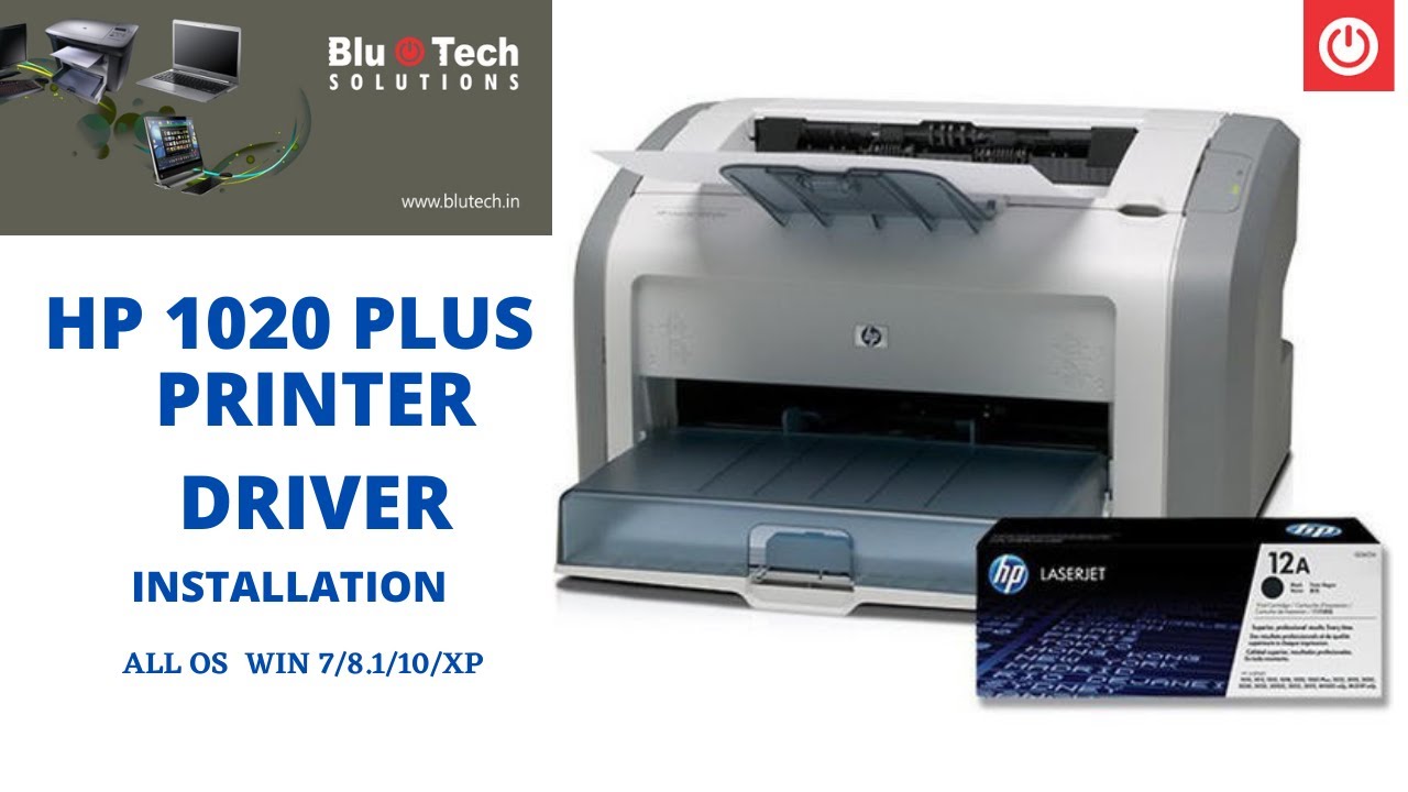 #HP1020 |HOW TO DOWNLOAD & INSTALL HP 1020 PLUS PRINTER DRIVER LATEST UPDATE TAMIL /WIN7/XP/8.1/10