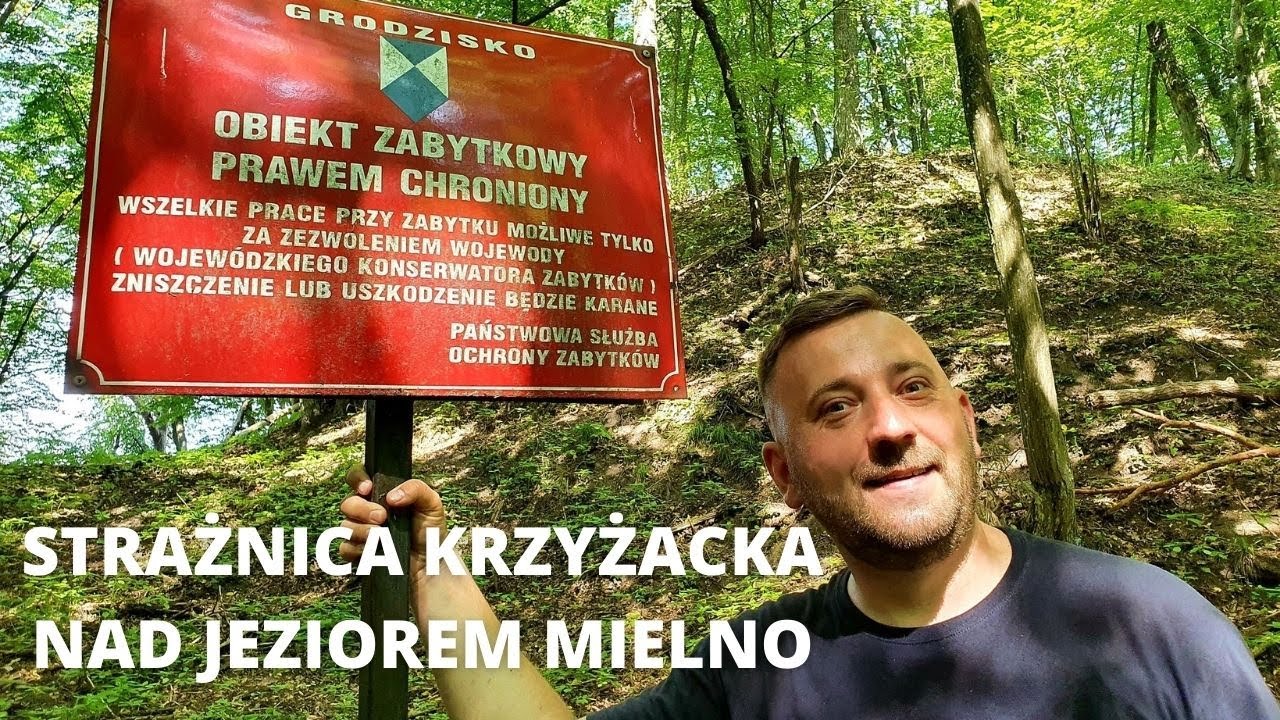 Mielno/Tymawa - strażnica krzyżacka nad jeziorem Mielno w pobliżu Grunwaldu