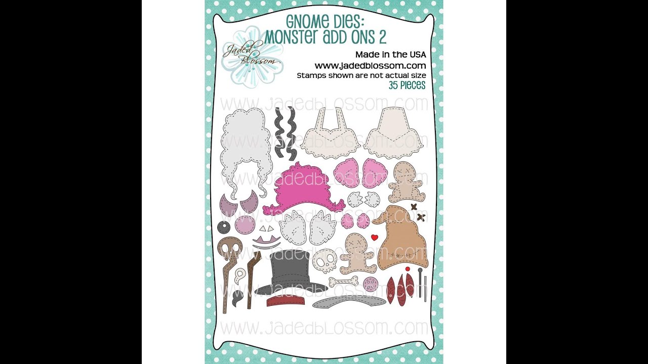 Jaded Blossom Gnome dies Monster Add Ons 2 Assembly video