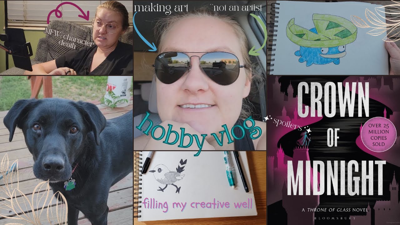 🧘🏼‍♀️ refilling my creative well 📚🖊~ hobby vlog ~ doing what makes me HAPPY