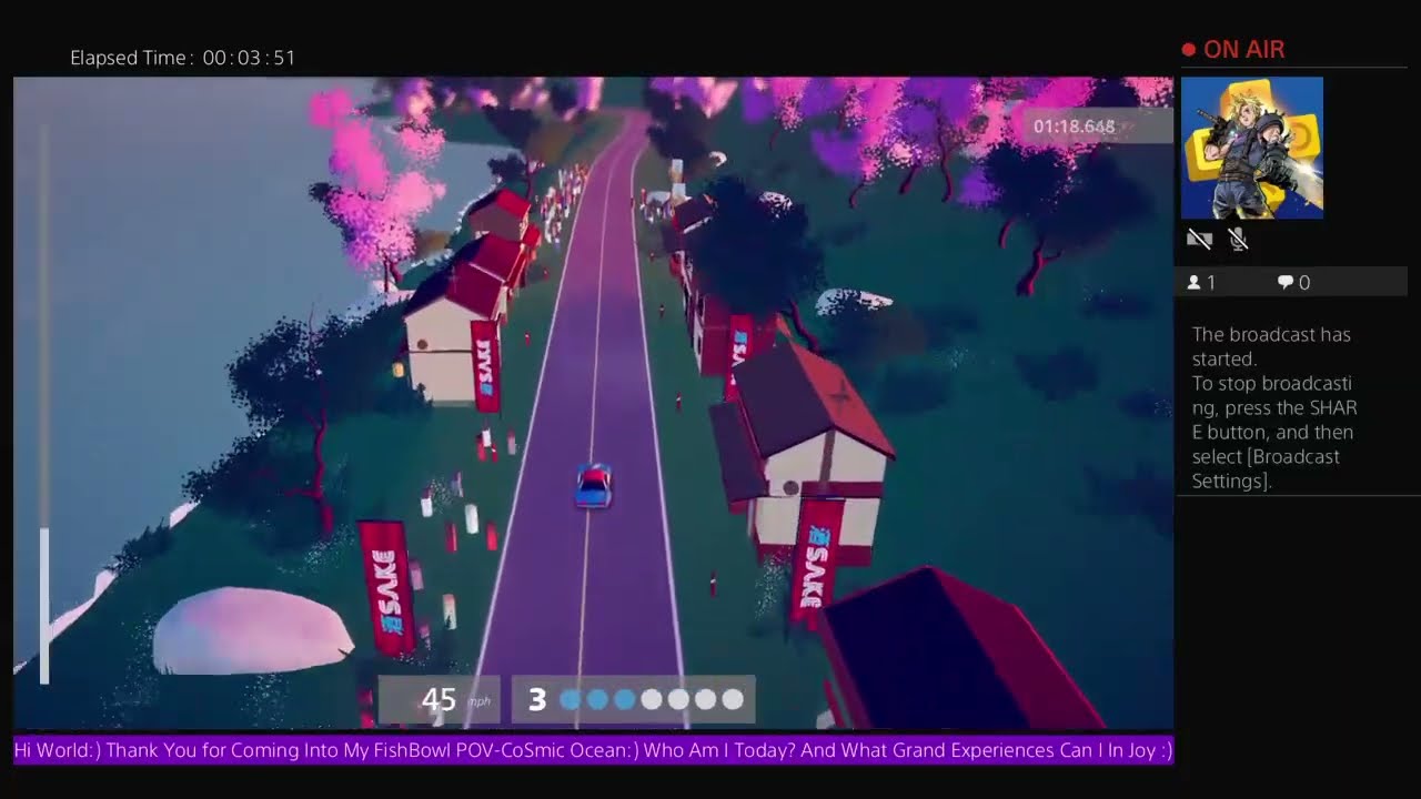 Art of Rally- 3rd Play PS4- Twitch 23 2 26-Live Ur Joys😍 Luv Ur Life 😁🎶🤩🏆