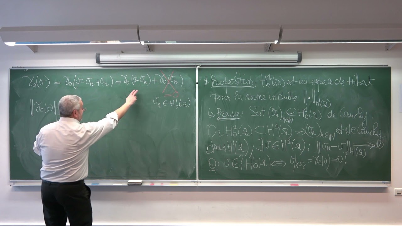 AMEDP Cours 23 - Inégalité de Poincaré