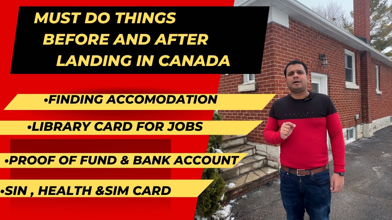Most important things to do before & after landing in Canada 🇨🇦 | How to spend 1st day as newcomer