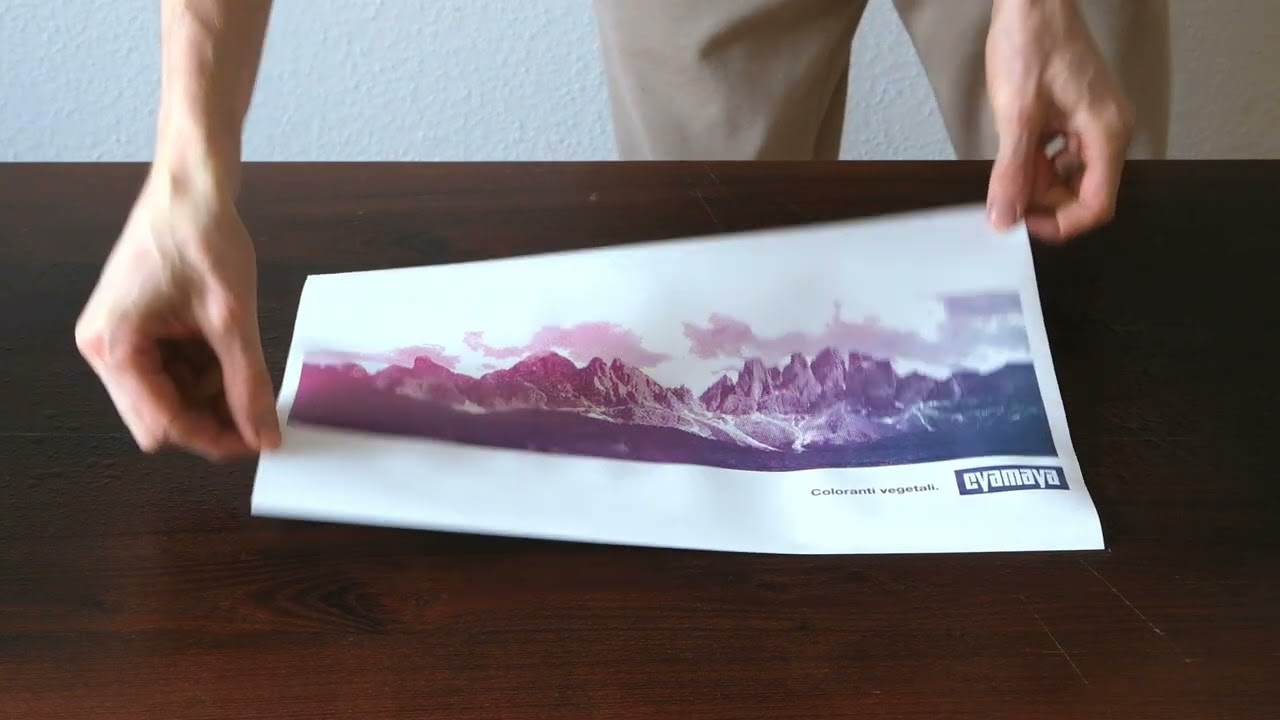Cyanidin Screen Printing - Dolomiti