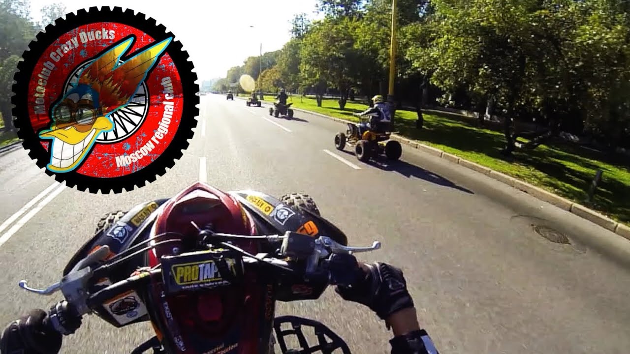 Moscow atv crazy stunt & cross riding Yamaha Raptor 700 KOstya_Luk