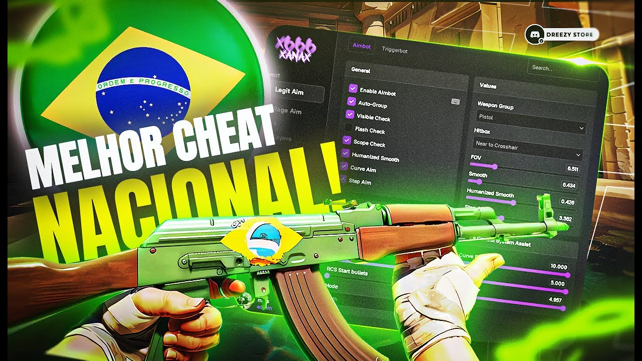 USEI O MELHOR CHEAT NACIONAL NO CS2! ft. x666