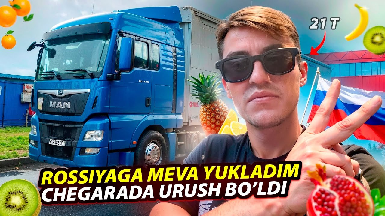 Qazaq transporti chegaraga o’tkizmadi ❌ dalnaboyshiklar hayoti 7 kun yo’lda