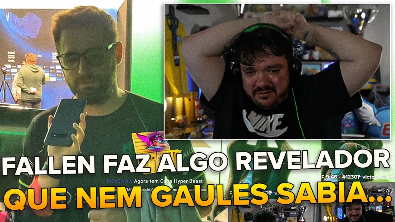 GAULES SE EMOCIONA COM ENTREVISTA DO FALLEN PARA A TRIBONERA | CORTES DO GAULES