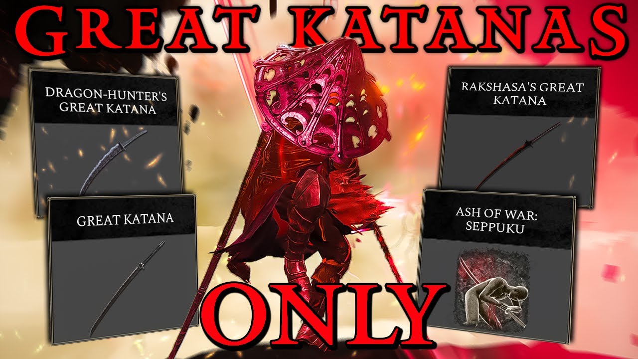 Elden Ring GREAT KATANAS are BROKEN +DLC