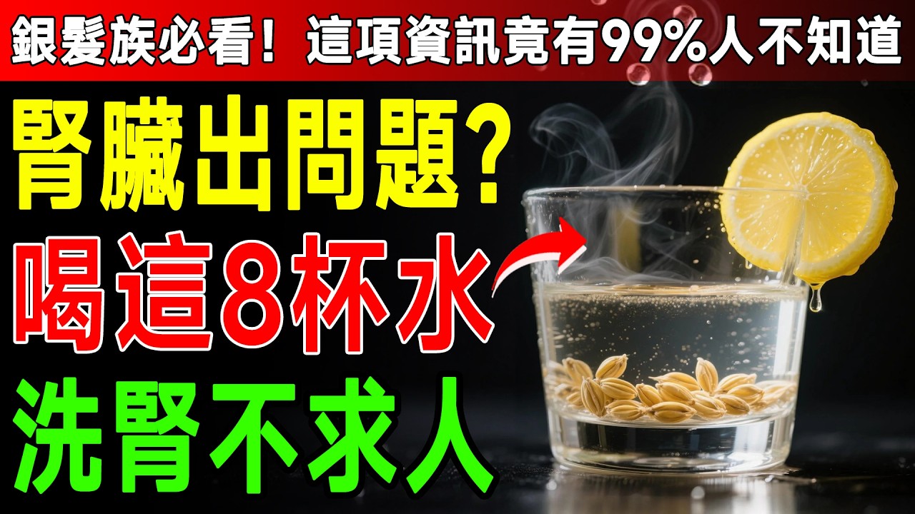 比吃藥還強！資深腎臟科醫師揭密：每天一杯「這個」，腎毒全排光，肌酸酐狂降62%免洗腎！ #腎臟 #肌酸酐 #洗腎
