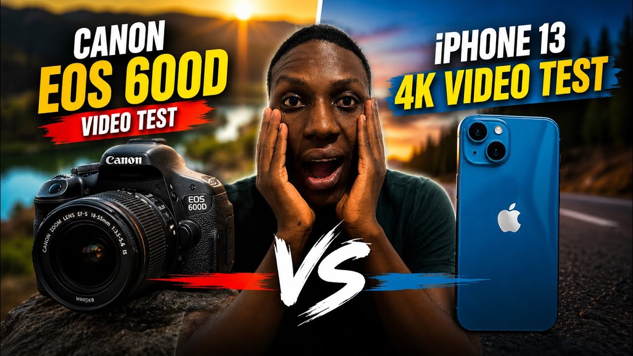 Canon EOS 600D Video Test vs iPhone 13 4K Video Test
