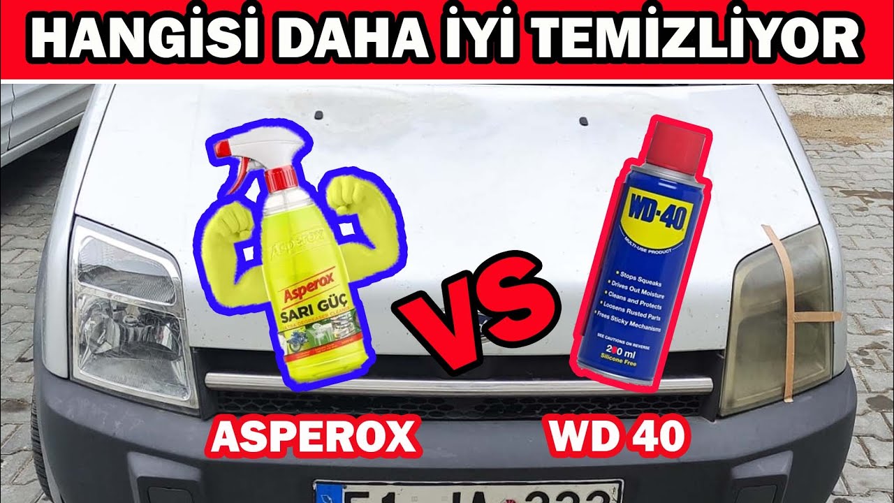 Far Temizliği Nasıl Yapılır? Asperox Far Temizleme  ve WD 40 Far Temizleme
