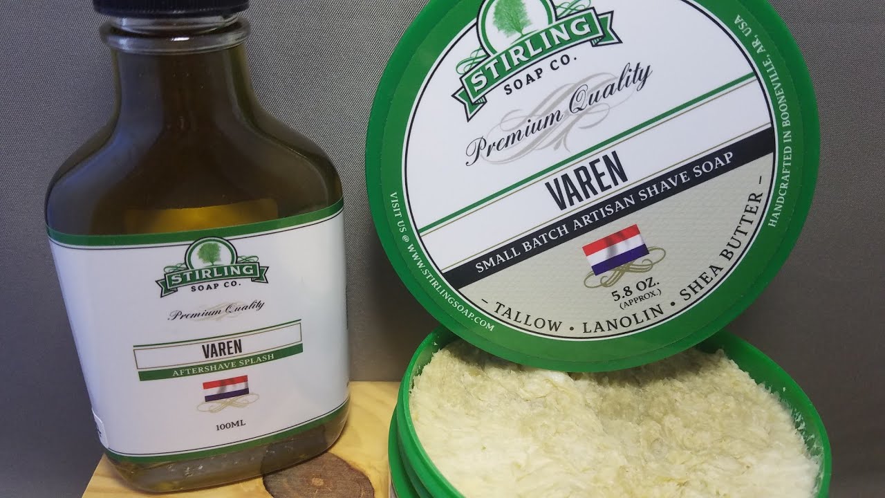 Varen shave soap by Stirling