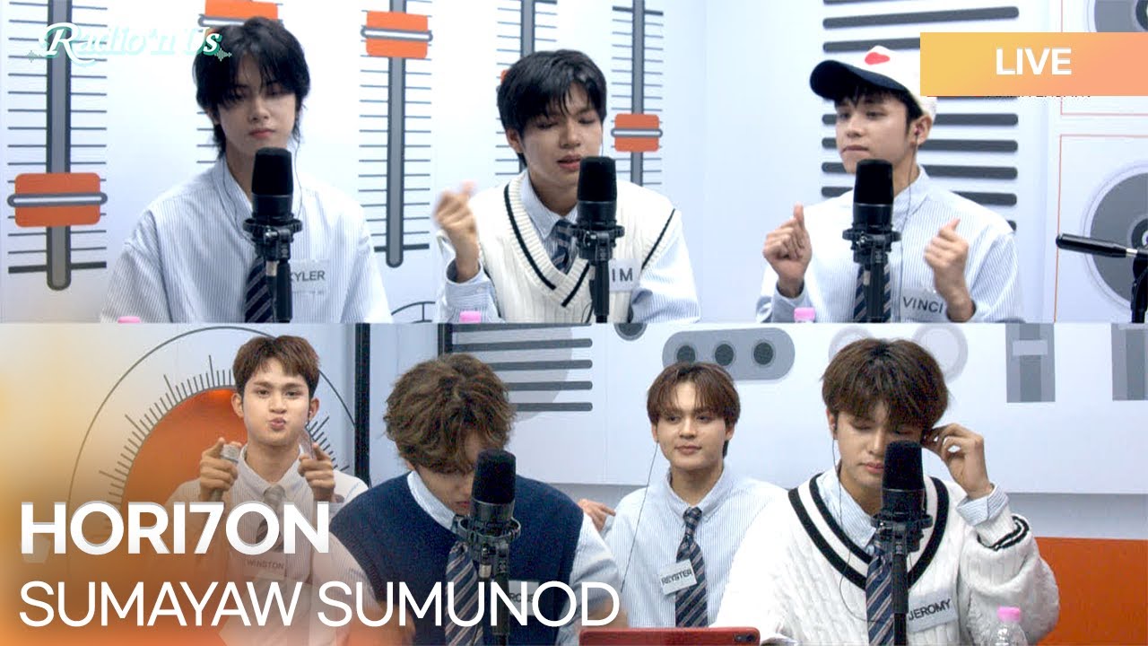 HORI7ON (호라이즌) - SUMAYAW SUMUNOD | K-Pop Live Session | Radio’n Us