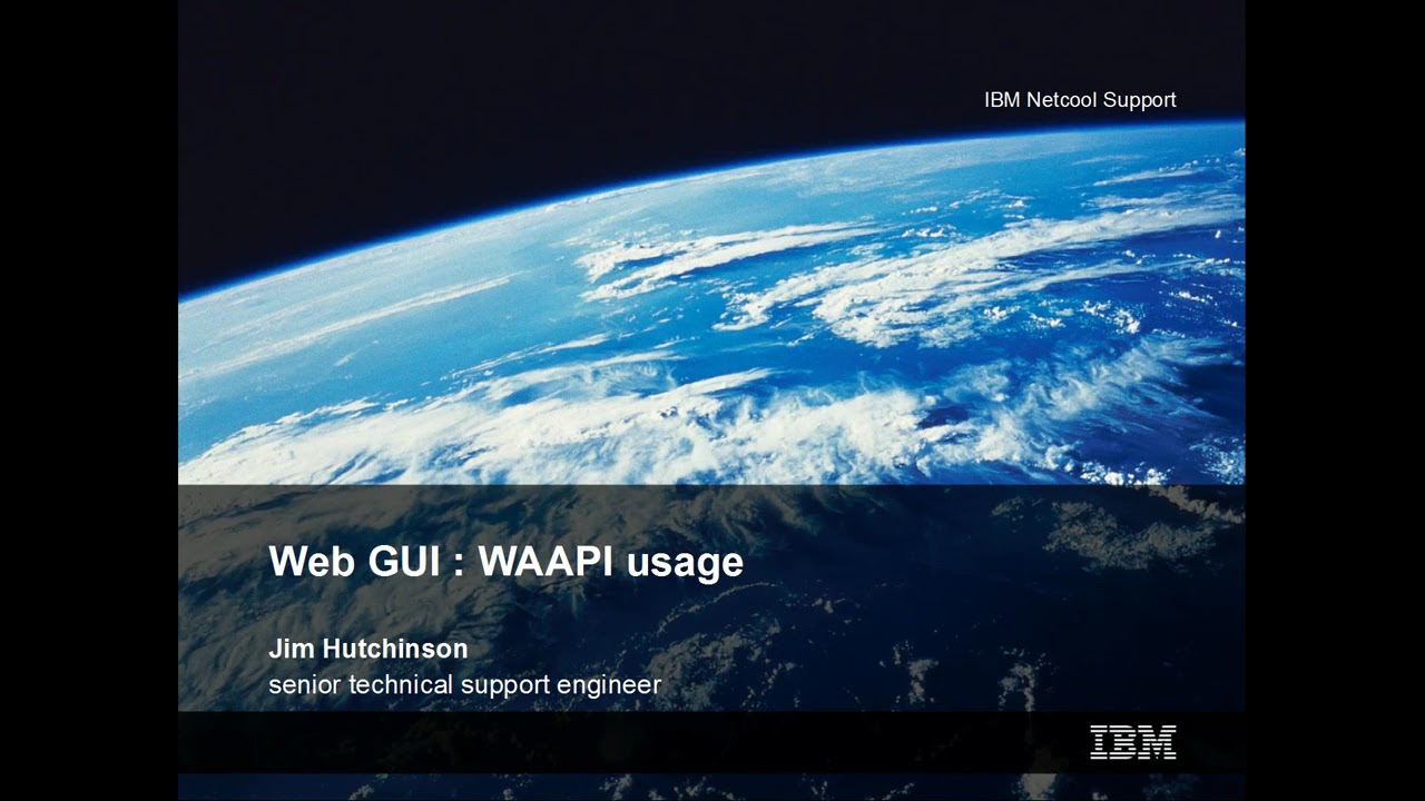 Web GUI  - Example WAAPI usage