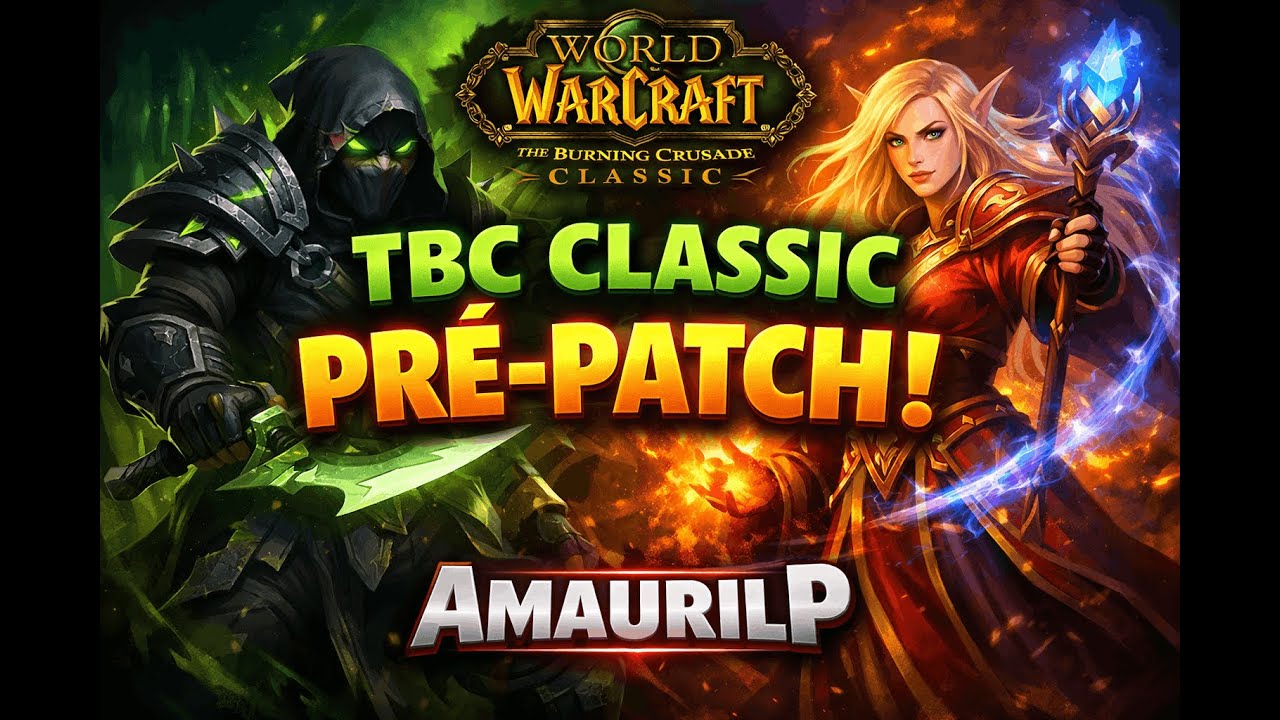 NA/EU Wow Pre-patch TBC Rogue/Mage! Ao vivo!