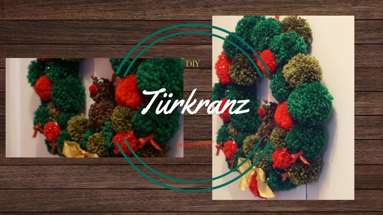 WINTER DIY I Pompon Türkranz