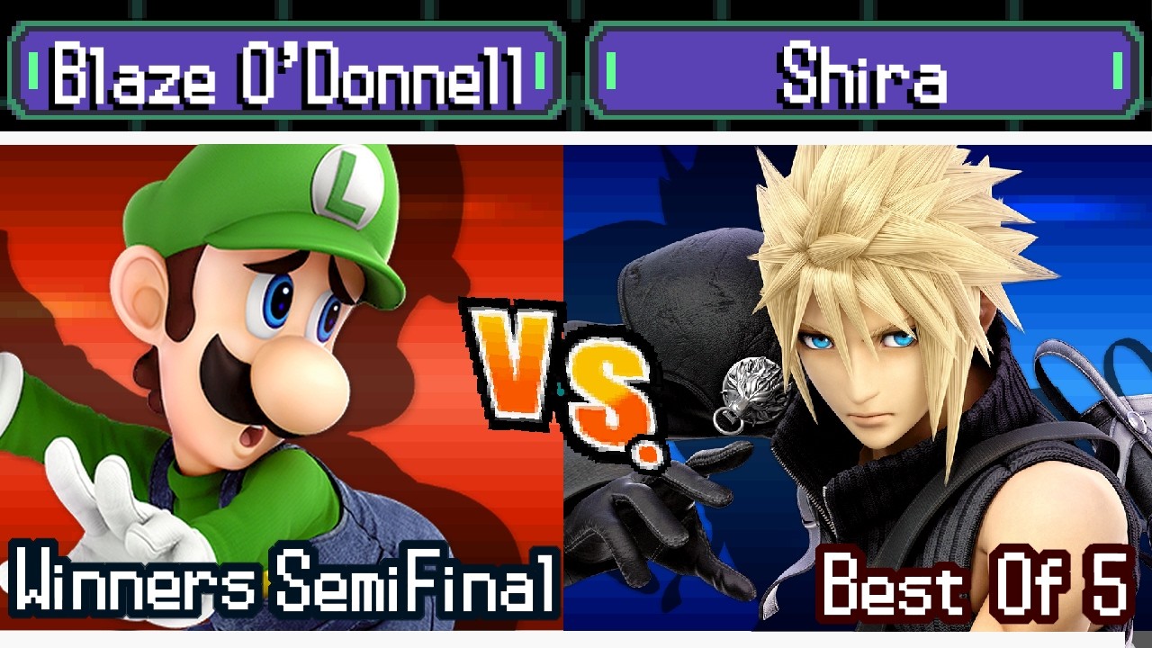 TurboBlaze - Blaze O'Donnell(Luigi) vs Shira(Cloud) - Winners SemiFinal
