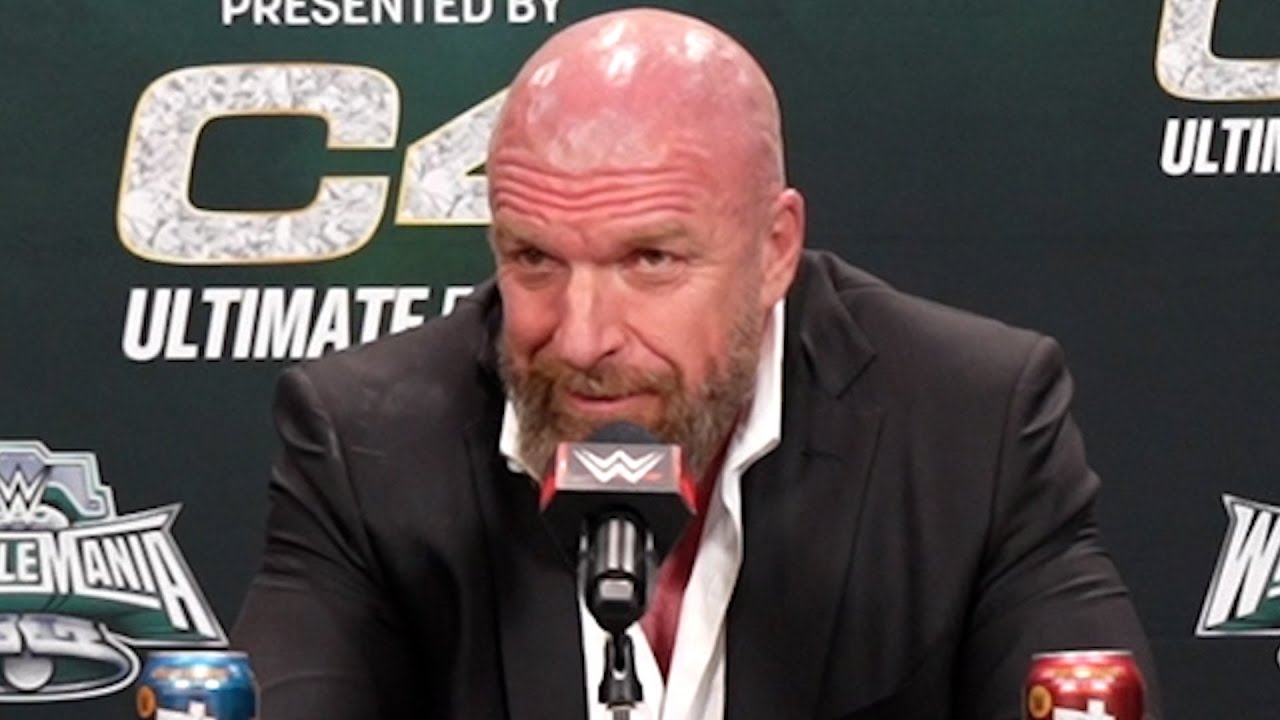 TRIPLE H WRESTLEMANIA 40 NIGHT 2 PRESS CONFERENCE!