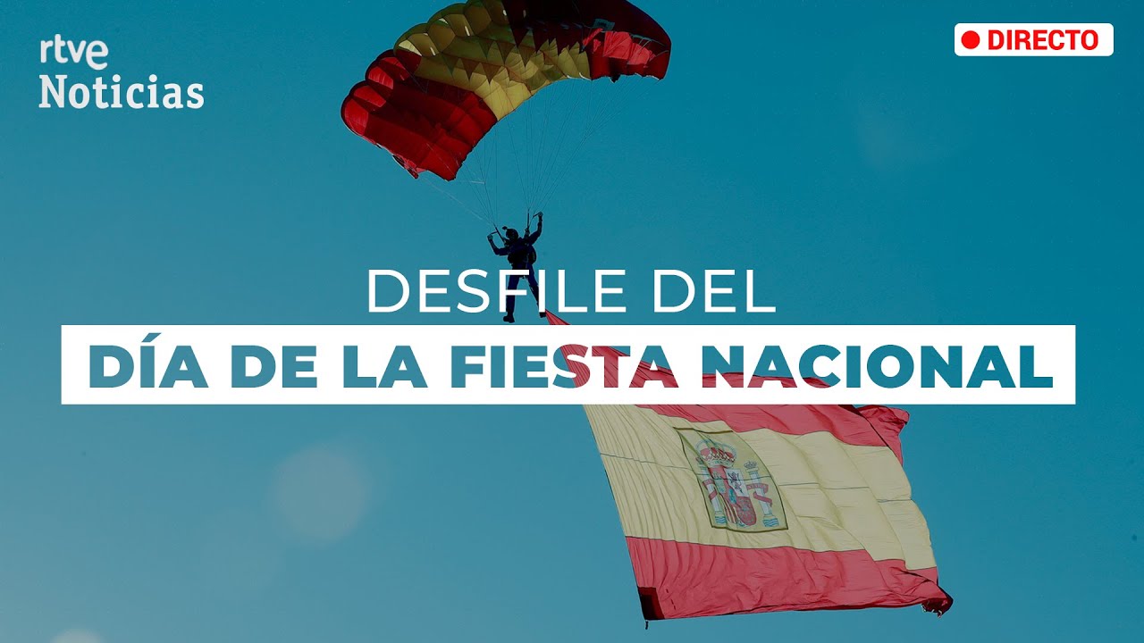 DESFILE MILITAR por la FIESTA NACIONAL del 12 de OCTUBRE | RTVE Noticias