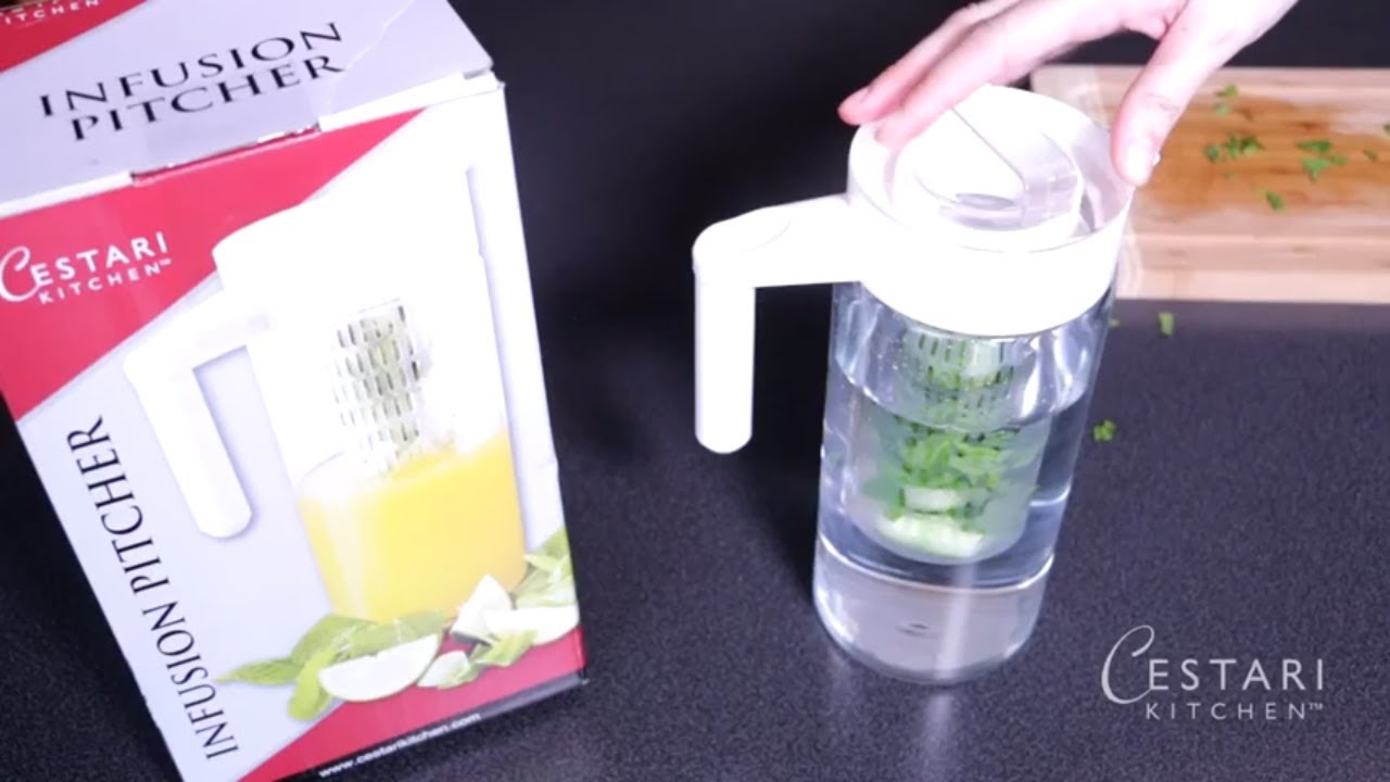 Cestari Glass Water Infusion Pitcher: The Perfect Way To Make Your Water Taste Great!