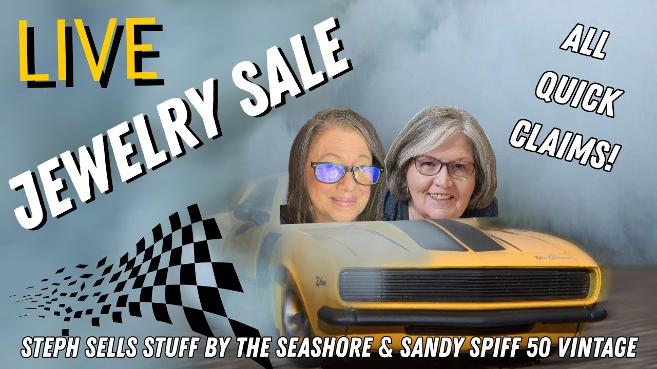 It’s Tuesday!! LIVE VINTAGE JEWELRY SALE with Spiff! 40 BINS & 20 Auctions! COME SEE!