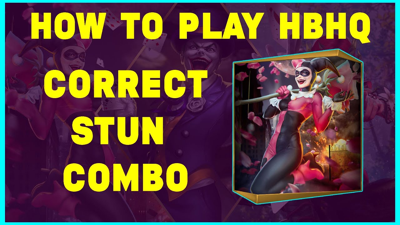 How To Play Heartbreaker Harley Quinn! The Correct Stun Combo! Injustice 2 Mobile