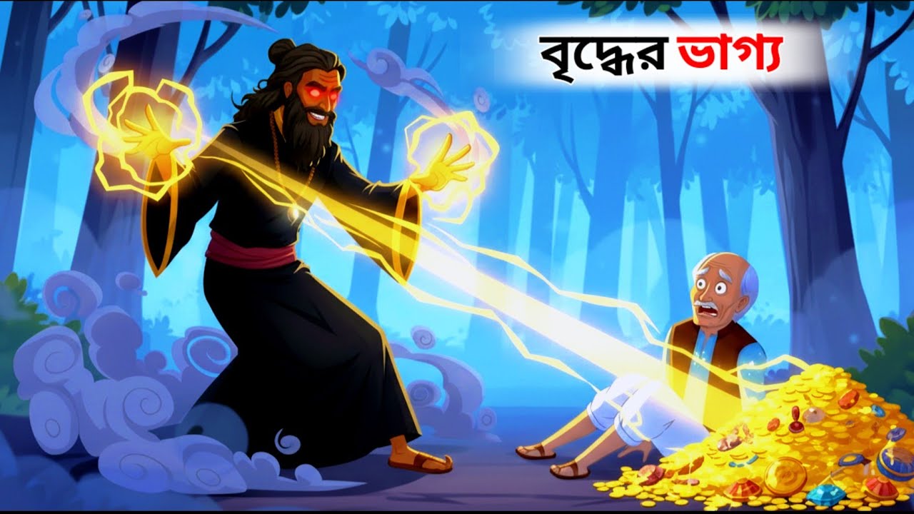 ভাগ্যের সন্ধানে এক অসহায় বৃদ্ধ।শেষটা দেখলে চমকে যাবে 😳। Bangla Kahini । বাংলা কার্টুন। Fairy Tales