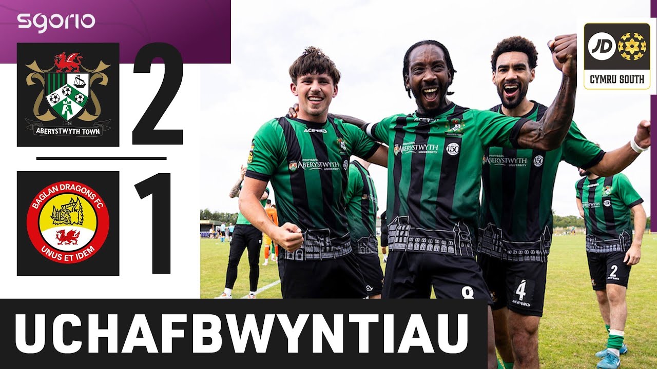 Uchafbwyntiau | Highlights: Aberystwyth 2-1 Dreigiau Baglan | JD Cymru South