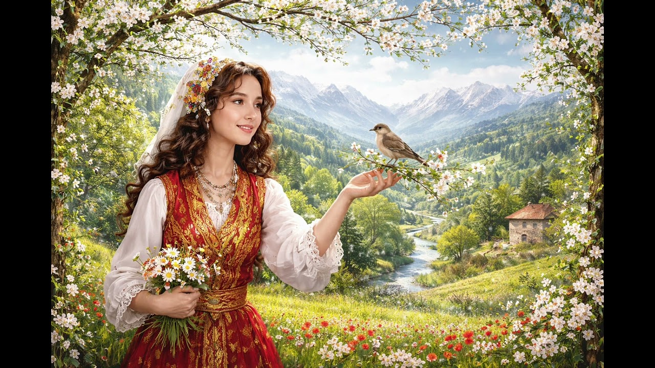 Vajza dhe Bilbili – Këngë Popullore Shqiptare | Albanian Folk Music @egolia #MuzikePopullore 2026