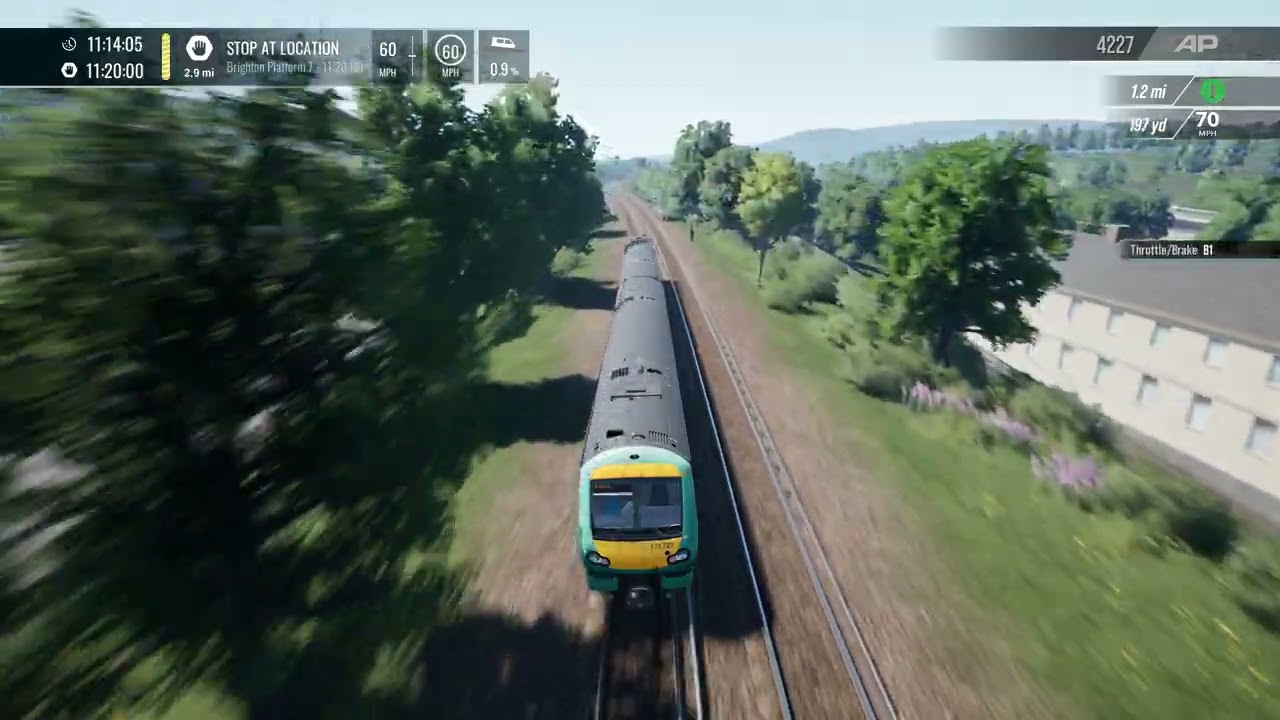 Train sim world East coastway remaster Class 171 Eastbourne to Brighton Part 2 Lewes to Brighton non