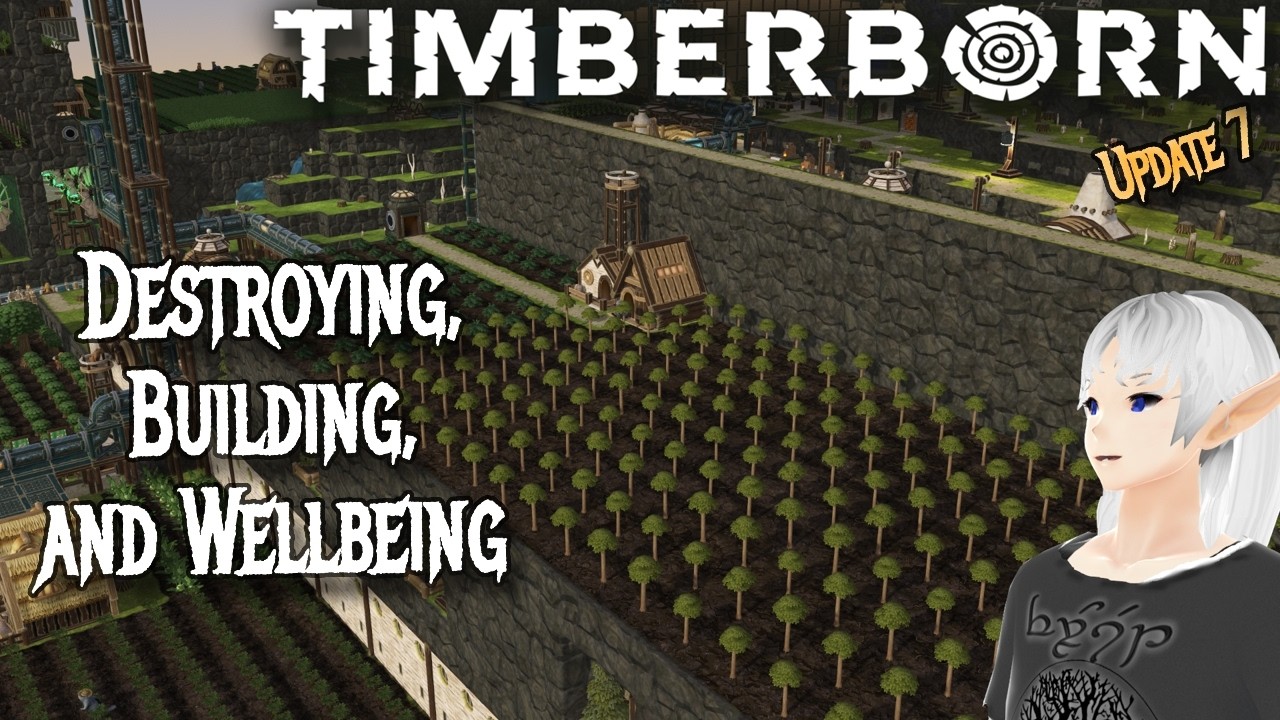 Destroying, Building, and Wellbeing  – Timberborn Update 7 Hard mode [E17]
