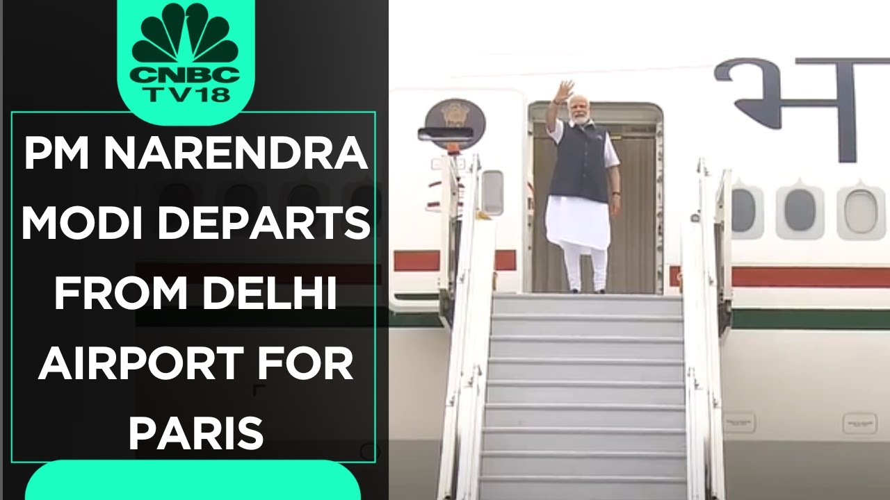 PM Modi's France Visit: PM Modi Leaves For Paris To Take Part In The Bastille Day Celebrations