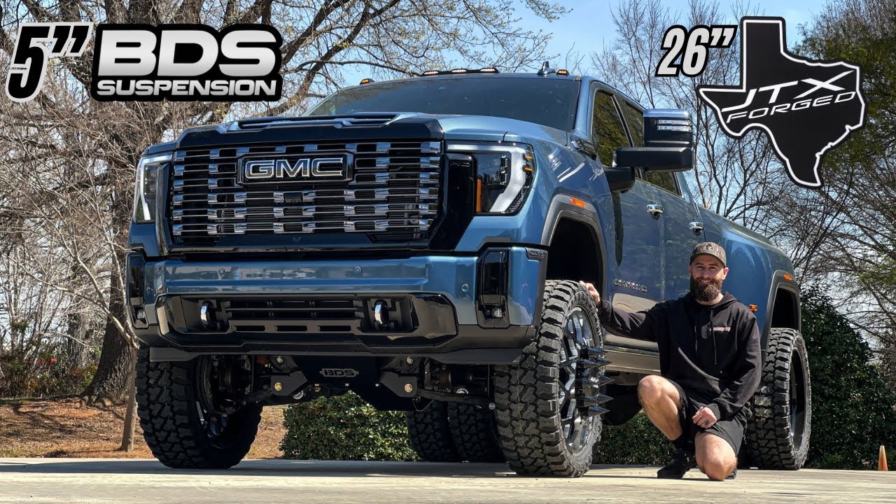 KING of the ROAD: 2025 GMC Denali Ultimate Dually with 26” JTX Forged Wheels & a BDS Lift Kit