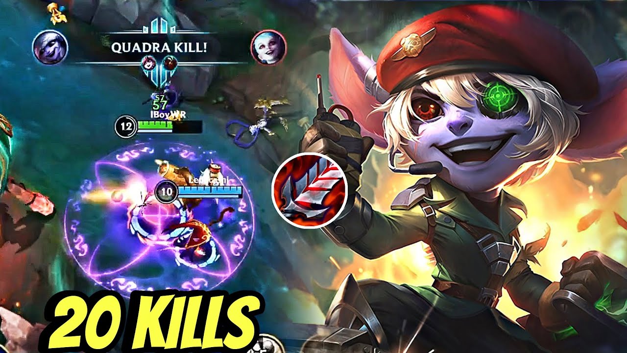 WILD RIFT ADC // THIS TRISTANA IS OUT OF CONTROL (20 KILLS) GAMEPLAY!