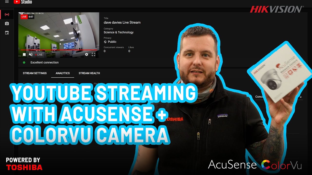 HIKVISION RTMP YOUTUBE СТРИМИНГ