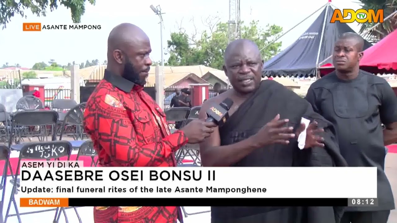Daasebre Osei Bonsu || : Update - Final Funeral Rites Of The Late Asante Mamponghene - Asem Yi Di Ka
