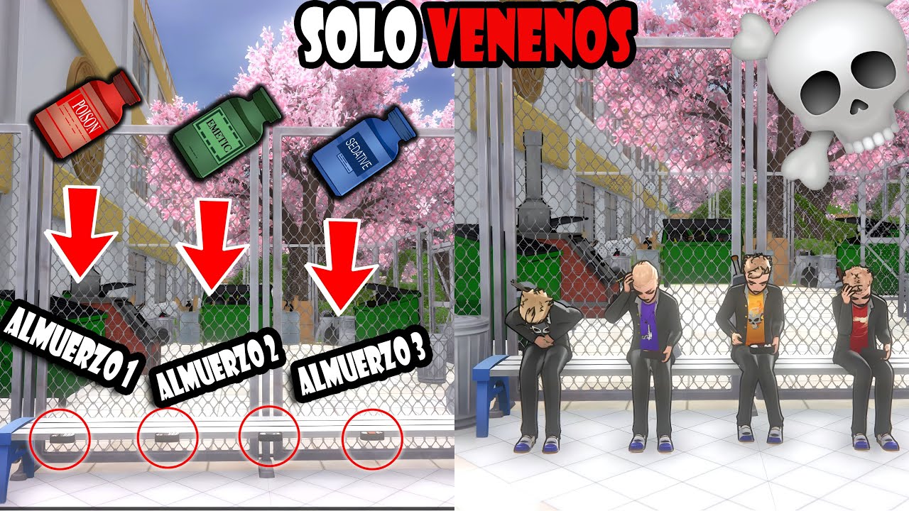 ELIMINE A TODA LA ESCUELA CON VENENOS || [ RETO COMPLETADO ] || YANDERE SIMULATOR